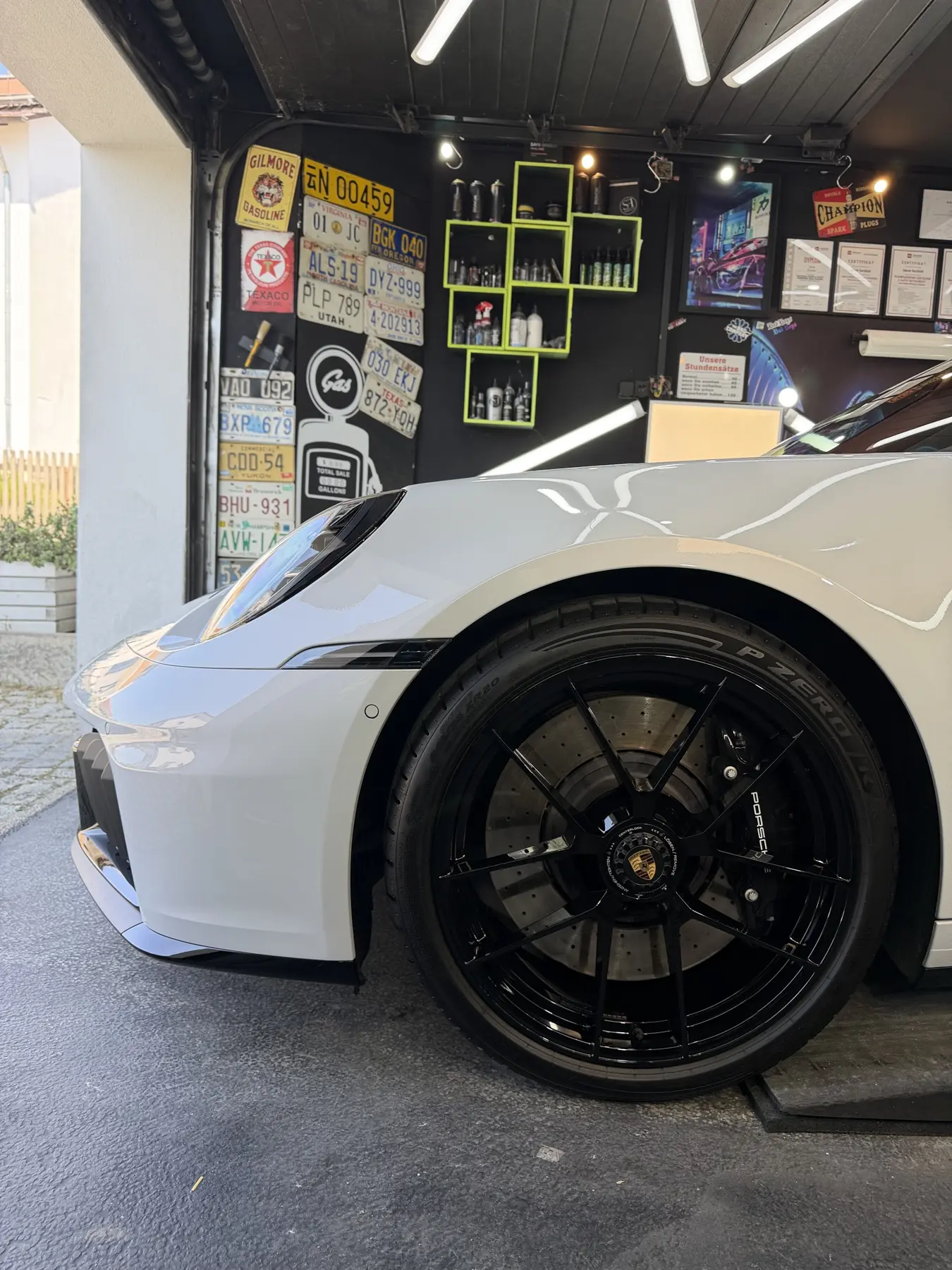 Lack- und Felgendetail