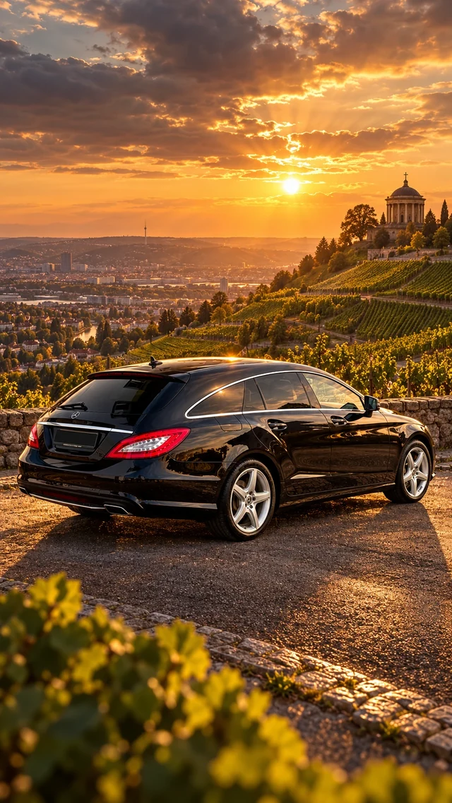 KI-Wallpaper des Mercedes-Benz CLS